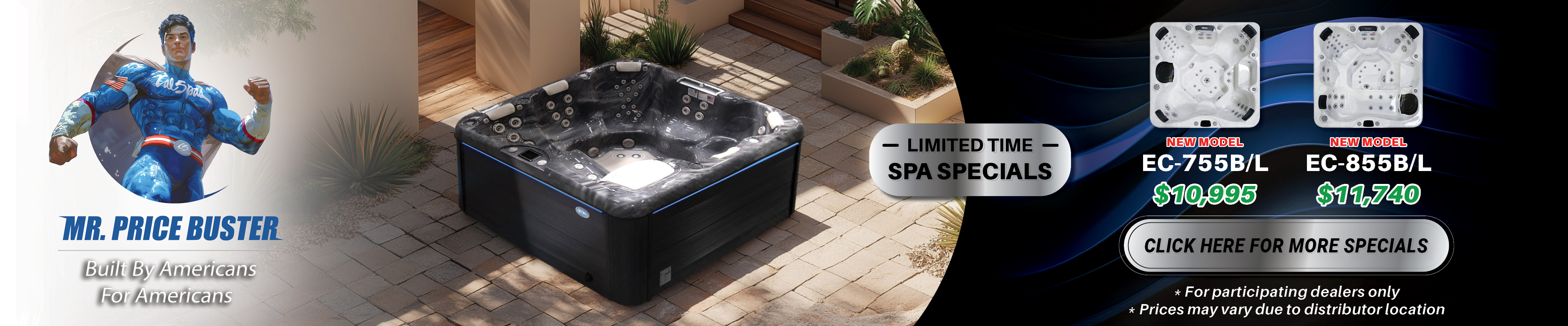 Calspas hot tub being used in a family setting - Whiteplains